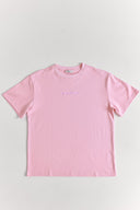 pastel pink "lock in" t-shirt