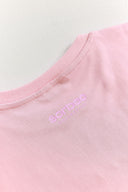 pastel pink "lock in" t-shirt